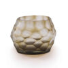 TEALIGHT HOLDER AMAZEZ INDIGO SMOKE GREY 12X8CM