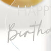 CAKE TOPPER HAPPY BIRTHDAY CLEAR 12X18CM - Image 2