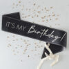 SASH ITS MY BIRTHDAY BLACK & NUDE 1.5M - Image 2