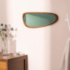 MIRROR EGG SLOPE DARK WOOD 70X150CM - Image 4