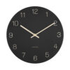 WALL CLOCK CHARM BLACK 30CM
