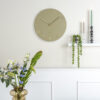 WALL CLOCK CHARM OLIVE GREEN 30CM - Image 2