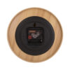 WALL CLOCK PURE WOOD GRAIN BLACK 22CM - Image 3