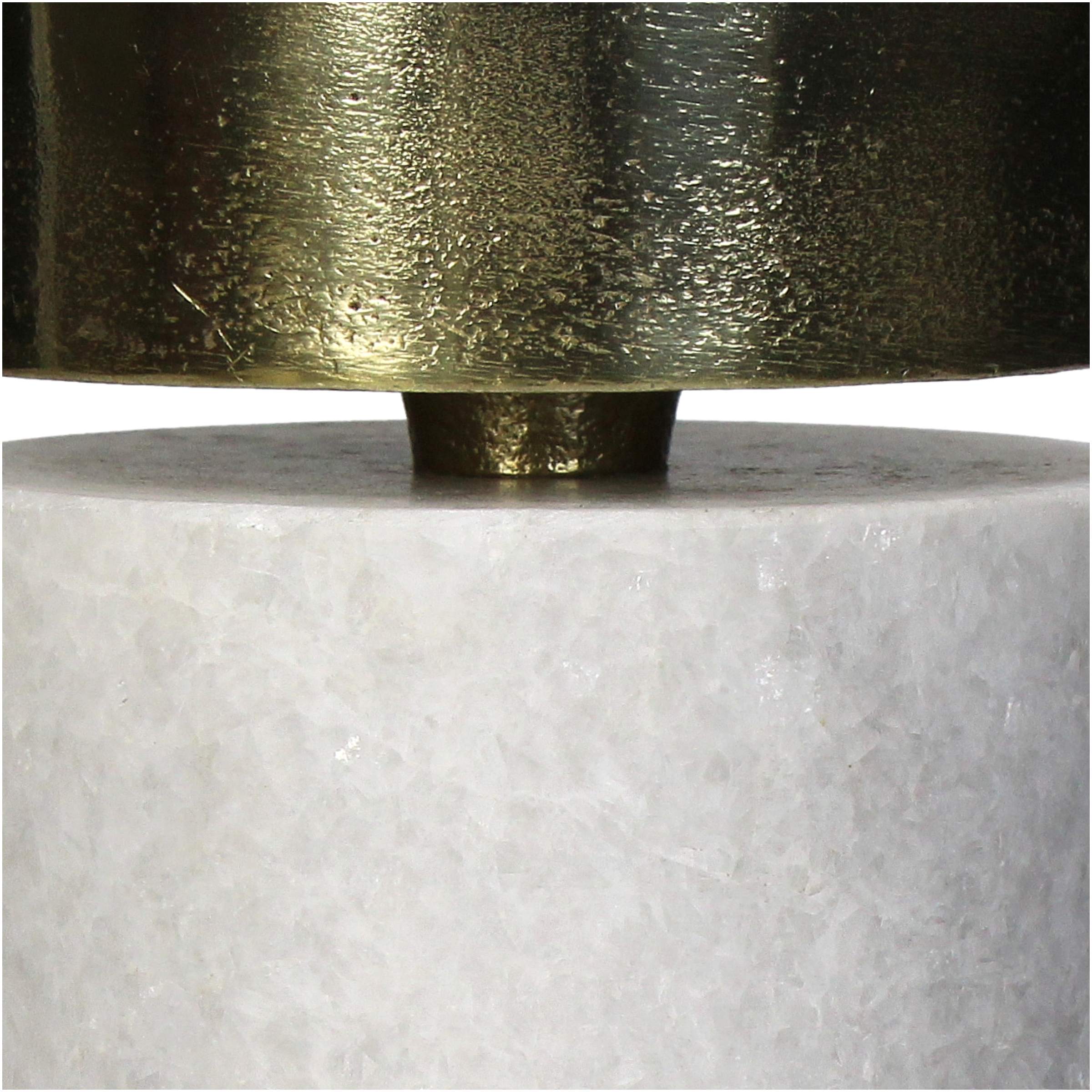 CANDLEHOLDER MARBLE WHITE 9X9X15CM - Image 5