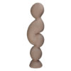 CANDLEHOLDER MARBLE WHITE 9X9X15CM