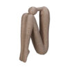 DECOR HUMAN POLYRESIN BEIGE 14X5.5X20CM
