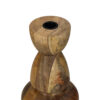 CANDLEHOLDER WOOD BEIGE 13X13X28CM - Image 2