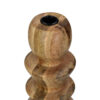 CANDLEHOLDER WOOD BEIGE 12.5X12.5X32CM - Image 2