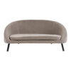 PET SOFA VENUE VELVET WARM GREY 81X61X41.5CM