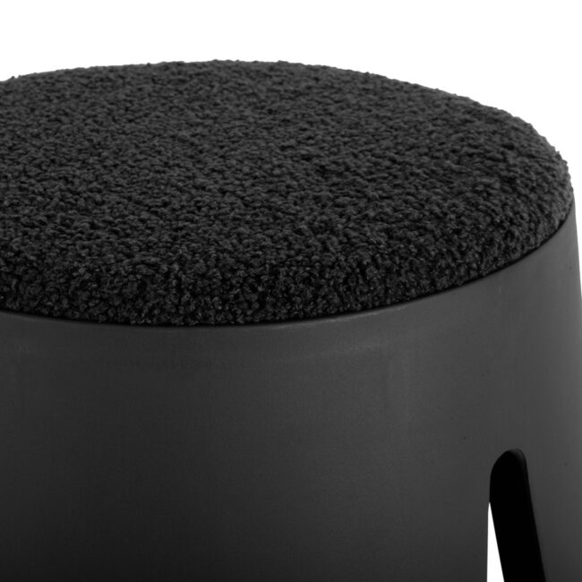 STOOL SAVOR BLACK 44X46CM - Image 3