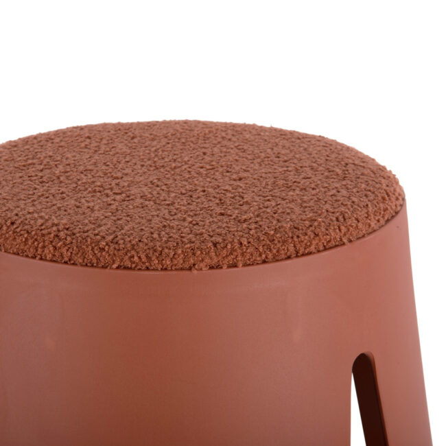 STOOL SAVOR BURNED ORANGE 44X46CM - Image 3