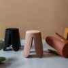 STOOL SAVOR OCHRE YELLOW 44X46CM - Image 2