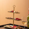 SERVING PLATTER FESTIVE IRON WHITE 31X16X36CM - Image 2