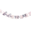 BUNTING BRIDE TO BE DOUBLE LAYERED WITH TASSELS 1.5M