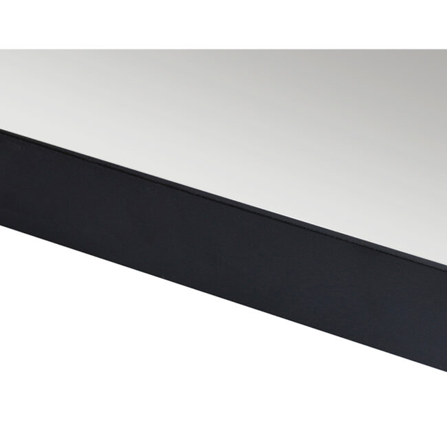 MIRROR OVAL ALUMINIUM BLACK 40X80CM - Image 3