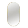 MIRROR OVAL ALUMINIUM GOLD 50X100CM