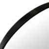 MIRROR ROUND ALUMINIUM BLACK 100CM - Image 3