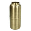 VASE IRON GOLD 8X8X19CM