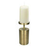 CANDLE HOLDER IRON GOLD 10.5X10.5X32.5CM - Image 2