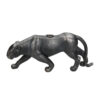 CANDLEHOLDER TIGER POLYRESIN BLACK 16X9X19.5CM