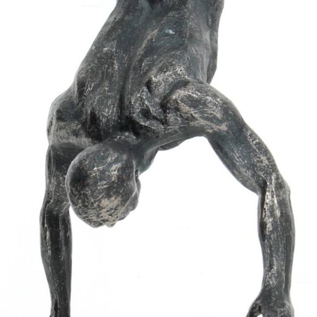 DECOR FIGURE POLYRESIN BLACK 12X8X30.5CM - Image 2