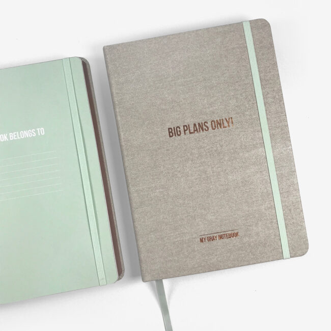 MY GRAY NOTEBOOK BIG PLANS ONLY A5 - Image 4