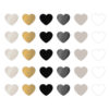 GIFT STICKERS MULTI COLOUR HEARTS CHIC 2.2CM - Image 2