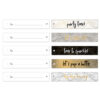 RIBBON GIFT TAGS FLOCKS PARTY 2.5X13CM