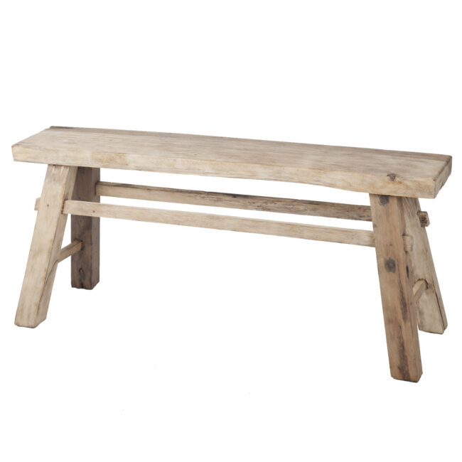 BENCH NATURAL 118X27X53CM