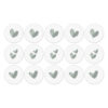 GIFT STICKERS SOLO HEARTS MINT 5CM - Image 2