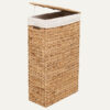 LAUNDRY BASKET SLIM LILY NATURAL 21X42X58CM