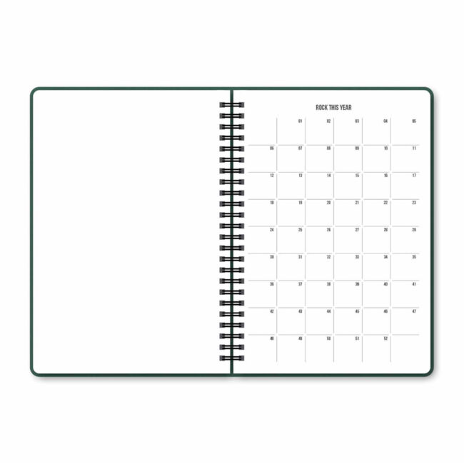MY GREEN PLANNER SOME SERIOUS PLANS 17.5X25CM - Image 7