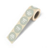 GIFT STICKERS TEXT MIX SAGE GREEN 5CM