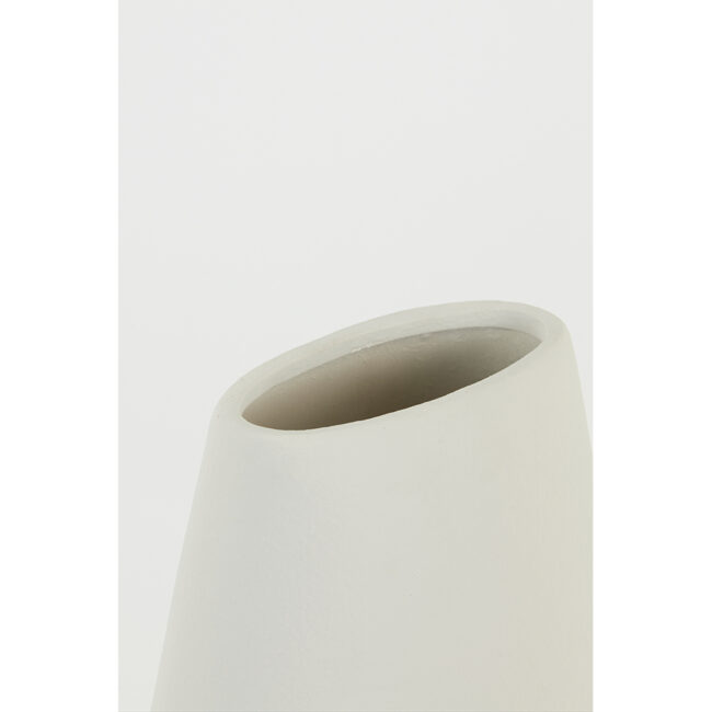 VASE CIARA CERAMIC CREAM 23X12.5X30CM - Image 3