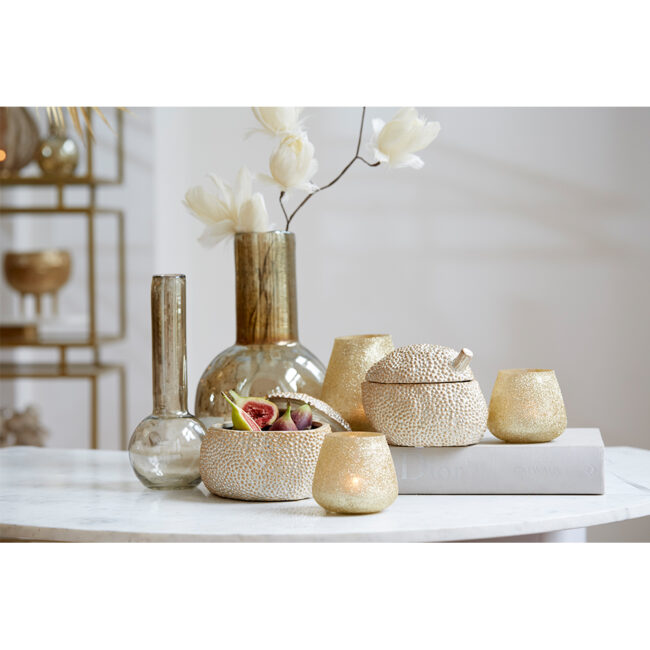 DECO BOX DURIO CERAMICS WHITE PEARL 20X14.5X13CM - Image 6