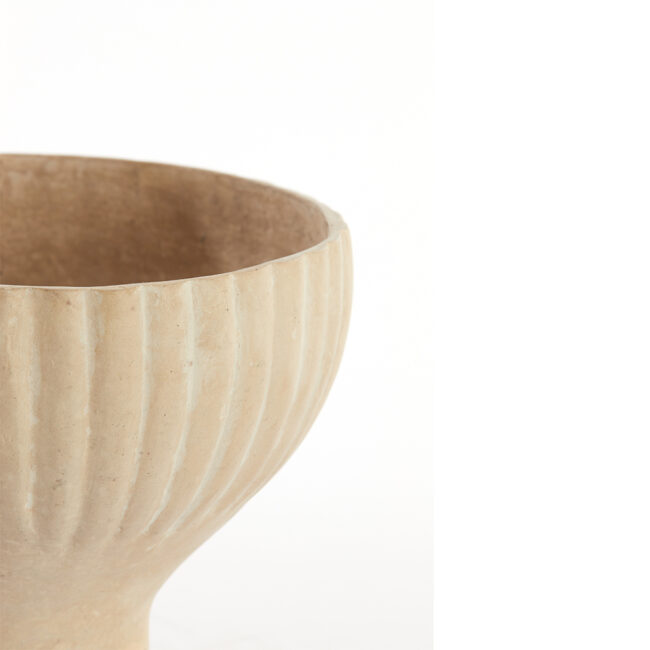 POT DECO MELILLA NATURAL 26.5X21CM - Image 2