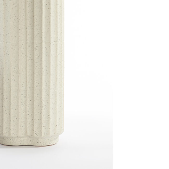 VASE CASTOR CERAMICS ECRU 15X35.5CM - Image 3
