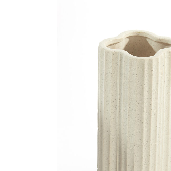 VASE CASTOR CERAMICS ECRU 15X35.5CM - Image 4