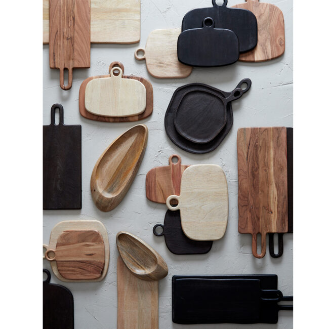 CUTTING BOARD AVEIRO WOOD NATURAL 28X23X1.5CM - Image 5