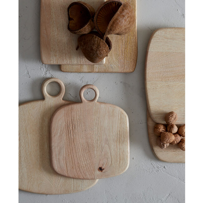 CUTTING BOARD AVEIRO WOOD NATURAL 29X35X1.5CM - Image 4