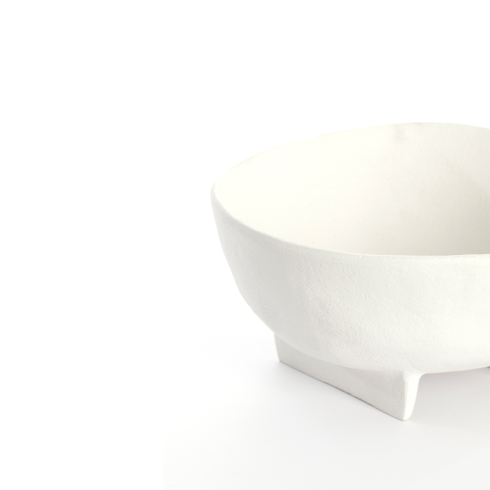 DISH ON BASE ROSANA CREAM 21X20.5X10CM - Image 2