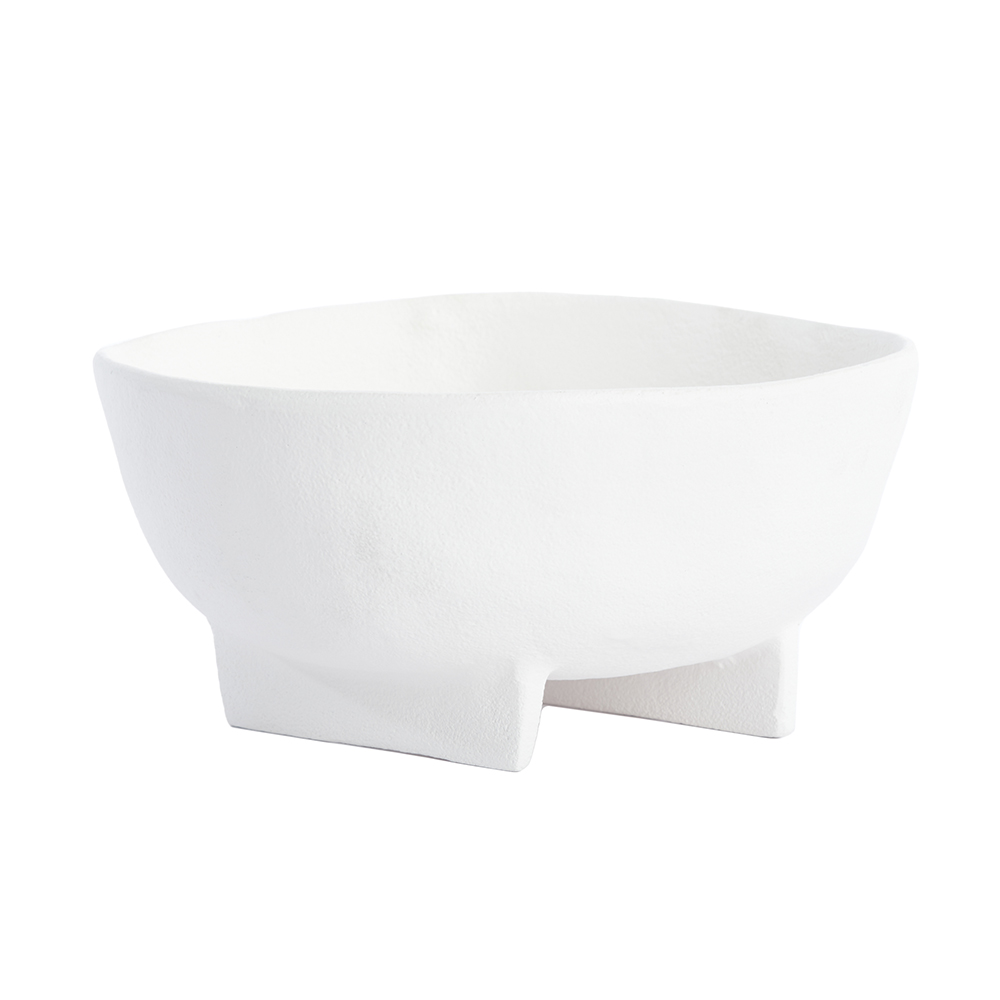 DISH ON BASE ROSANA CREAM 21X20.5X10CM