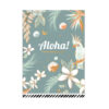 CARD SUMMER PARTY ALOHA PETROL A6