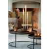 TEALIGHT HOLDER PALET GLASS TAUPE 9X12.5CM - Image 3