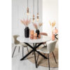 TEALIGHT HOLDER PALET GLASS PEACH 9X12.5CM - Image 4