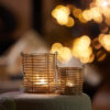 TEALIGHT OSANA RATTAN NATURAL 10X13CM - Image 2