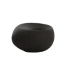 TEALIGHT HOLDER ALKA CERAMIC BLACK 16X16X9CM - Image 2