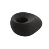 TEALIGHT HOLDER ALKA CERAMIC BLACK 16X16X9CM