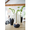 TEALIGHT HOLDER ALKA CERAMIC BLACK 16X16X9CM - Image 5