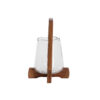HURRICANE ANOSY GLASS CLEAR & WOOD NATURAL 18X26.5CM - Image 3